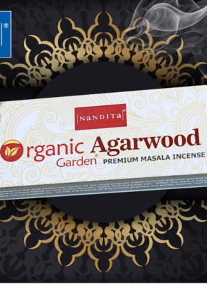 Nandita Organic Garden Agarwood 50g | Incense Sticks | Agarabathis