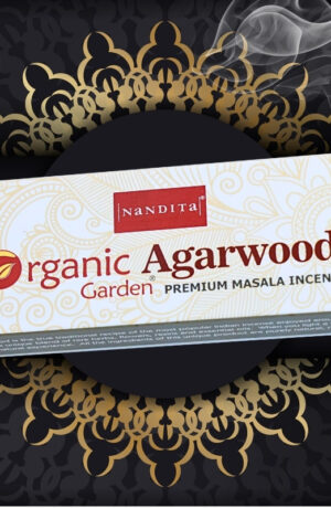 Nandita Organic Garden Agarwood 50g | Incense Sticks | Agarabathis