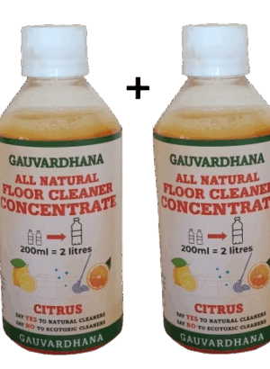 Desi Natural Floor Cleaner | Concentrated 400 ML (200 ml x 2)