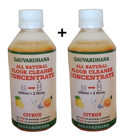 Desi Natural Floor Cleaner | Concentrated 400 ML (200 ml x 2)