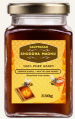 SHUDDHA MADHU – PURE HONEY 330 gm | Glass Bottle