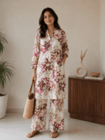 Floral Printed Cotton Co-ord Set - Image 6