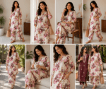 Floral Printed Cotton Co-ord Set - Image 3