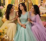 Mint Green Anarkali Gown Set with Dupatta - Image 2